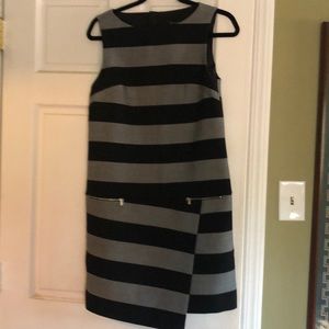 Striped dress fully lined